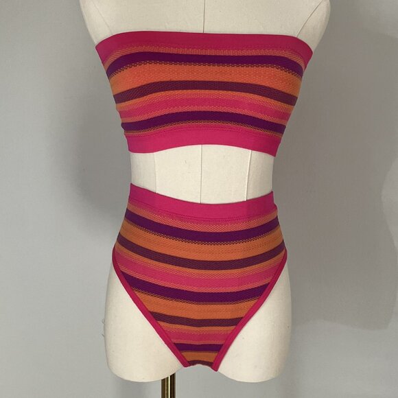 Fashion Nova Island Delight Bikini in Purple/Combo - Picture 1 of 7